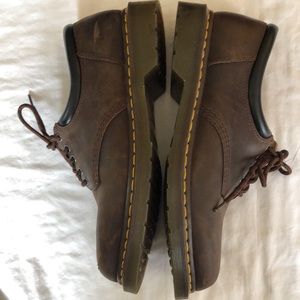 Dark brown Dr Martin crazy horse Oxford shoes